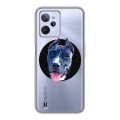Полупрозрачный дизайнерский силиконовый чехол для Realme C31 Прозрачные собаки