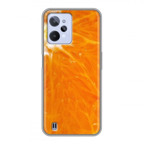 Дизайнерский силиконовый чехол для Realme C31 Апельсины