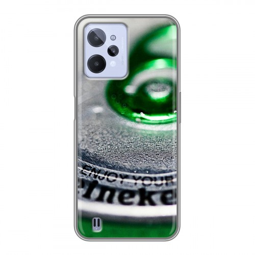 Дизайнерский силиконовый чехол для Realme C31 Heineken