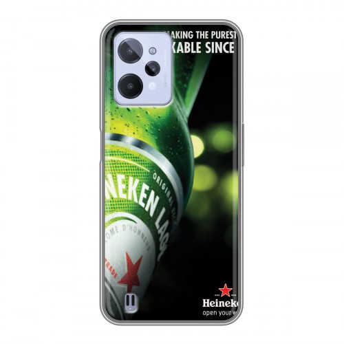 Дизайнерский силиконовый чехол для Realme C31 Heineken