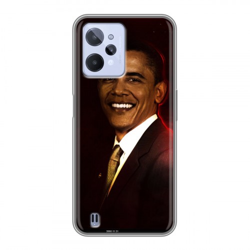 Дизайнерский силиконовый чехол для Realme C31 Барак Обама
