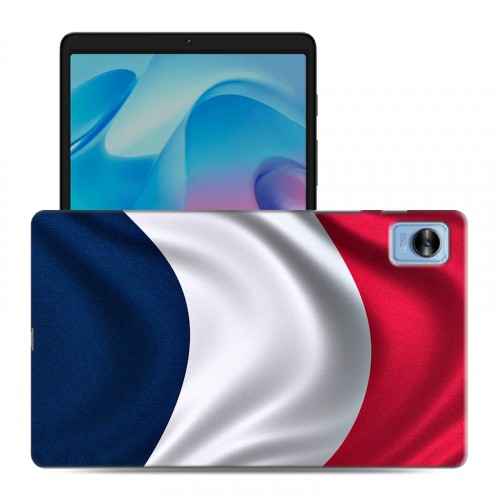 Дизайнерский силиконовый с усиленными углами чехол для Realme Pad Mini Флаг Франции