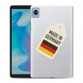 Полупрозрачный дизайнерский силиконовый чехол для Realme Pad Mini Флаг Германии