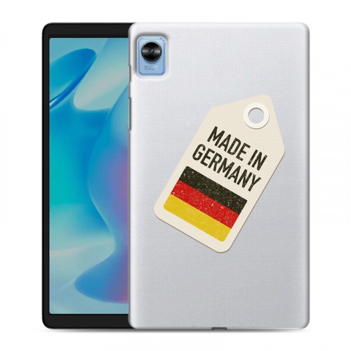 Полупрозрачный дизайнерский силиконовый чехол для Realme Pad Mini Флаг Германии