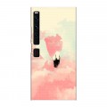 Дизайнерский пластиковый чехол для Huawei Mate Xs 2 Розовые фламинго