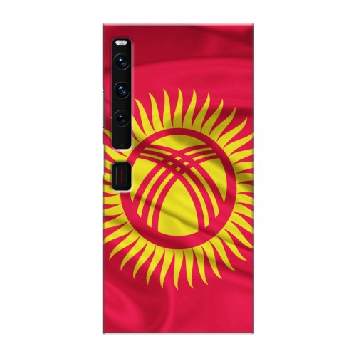 Дизайнерский пластиковый чехол для Huawei Mate Xs 2 Флаг Киргизии