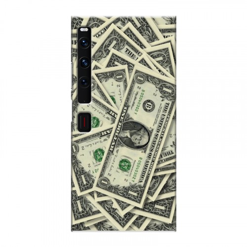 Дизайнерский пластиковый чехол для Huawei Mate Xs 2 Текстуры денег