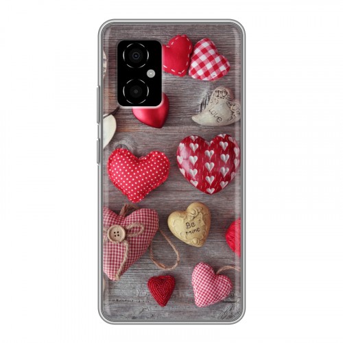 Дизайнерский пластиковый чехол для Xiaomi Poco M4 5G День Святого Валентина