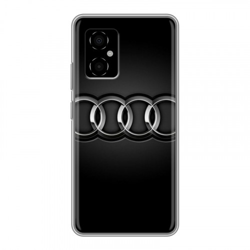 Дизайнерский силиконовый чехол для Xiaomi Poco M4 5G Audi