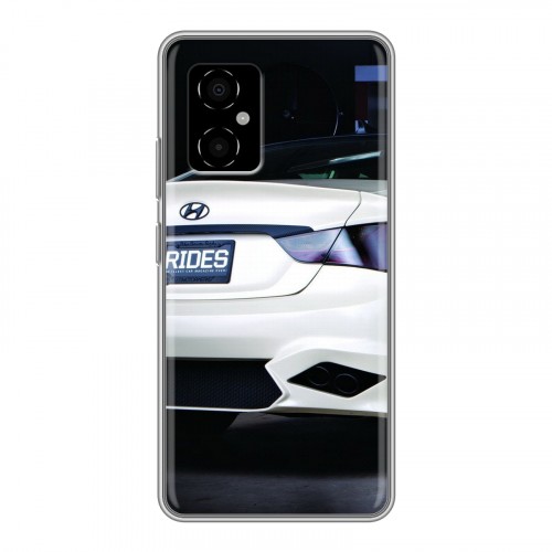 Дизайнерский силиконовый чехол для Xiaomi Poco M4 5G Hyundai