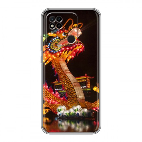 Дизайнерский силиконовый чехол для Xiaomi Redmi 10A Китайский Новый Год