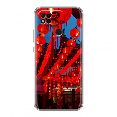 Дизайнерский силиконовый чехол для Xiaomi Redmi 10A Китайский Новый Год