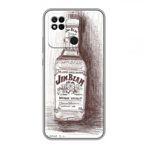 Дизайнерский силиконовый чехол для Xiaomi Redmi 10A Jim Beam