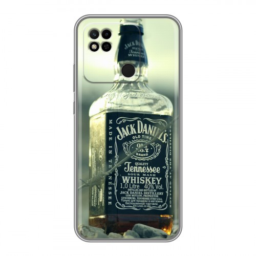 Дизайнерский силиконовый чехол для Xiaomi Redmi 10A Jack Daniels