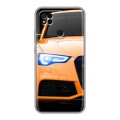 Дизайнерский силиконовый с усиленными углами чехол для Xiaomi Redmi 10A Audi