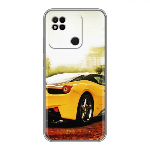 Дизайнерский пластиковый чехол для Xiaomi Redmi 10A Ferrari