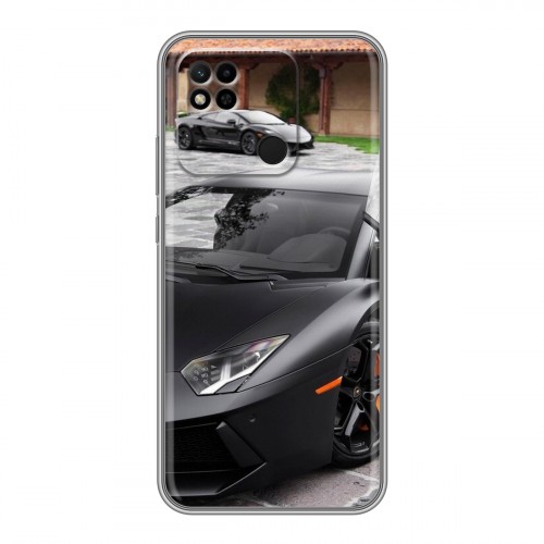 Дизайнерский силиконовый чехол для Xiaomi Redmi 10A Lamborghini