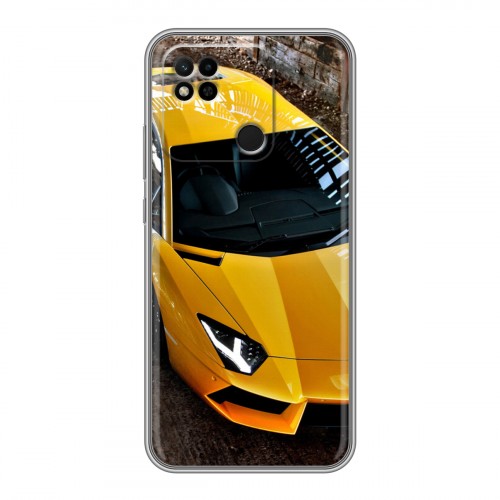 Дизайнерский силиконовый с усиленными углами чехол для Xiaomi Redmi 10A Lamborghini