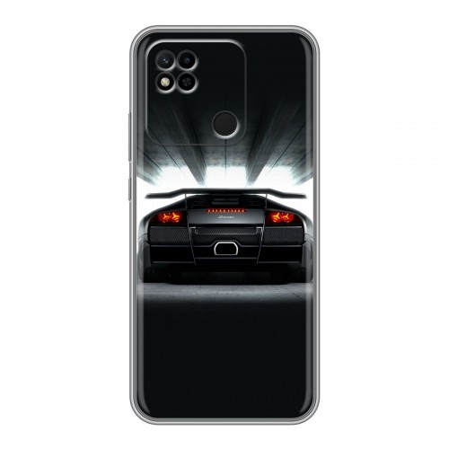 Дизайнерский силиконовый с усиленными углами чехол для Xiaomi Redmi 10A Lamborghini