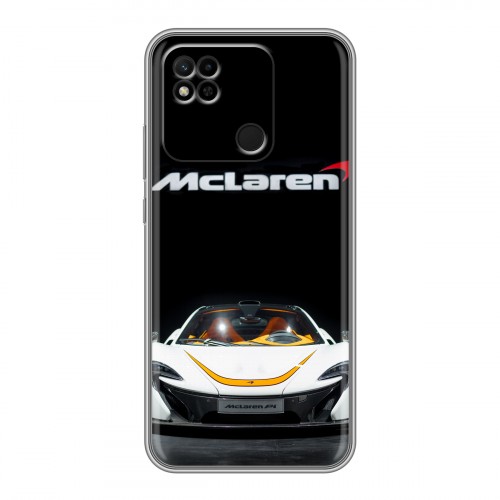 Дизайнерский силиконовый чехол для Xiaomi Redmi 10A McLaren