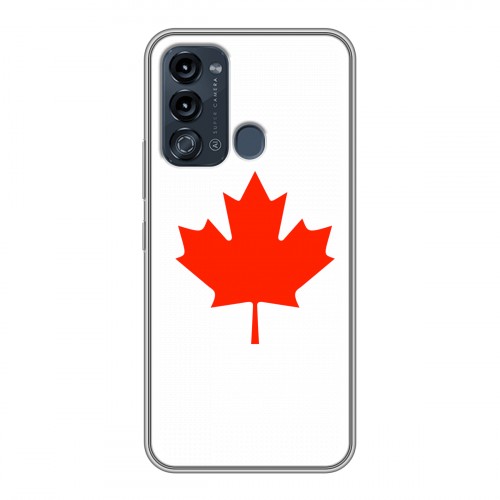 Дизайнерский силиконовый чехол для Itel Vision 3 Флаг Канады