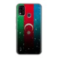 Дизайнерский силиконовый чехол для Itel A48 Флаг Азербайджана