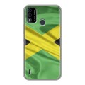 Дизайнерский силиконовый с усиленными углами чехол для Itel A48 Флаг Ямайки