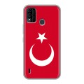 Дизайнерский силиконовый чехол для Itel A48 Флаг Турции