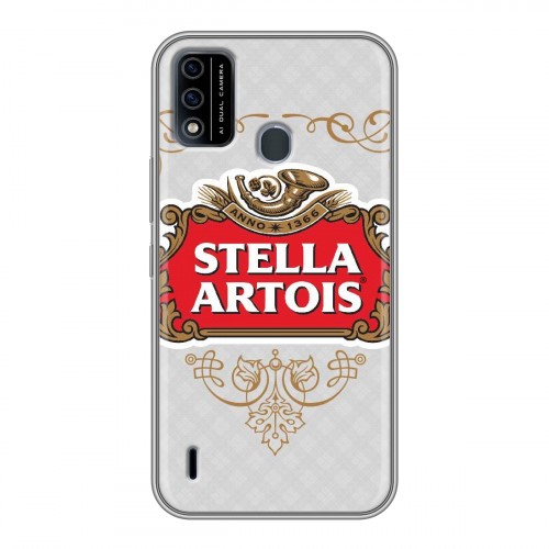 Дизайнерский силиконовый чехол для Itel A48 Stella Artois
