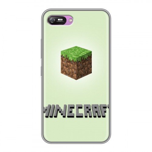 Дизайнерский силиконовый чехол для Itel A25 Minecraft