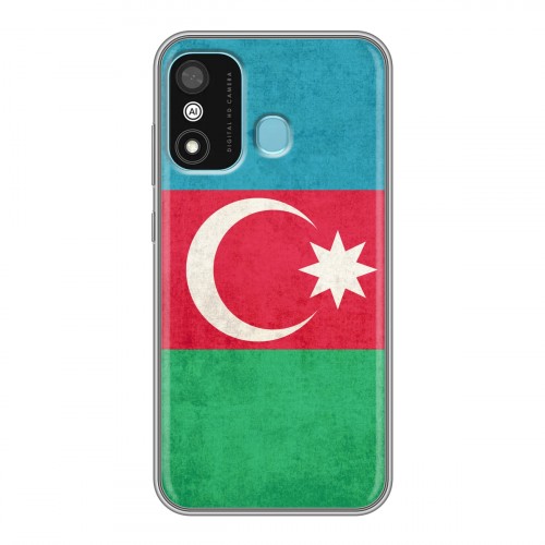 Дизайнерский силиконовый чехол для Itel A27 Флаг Азербайджана