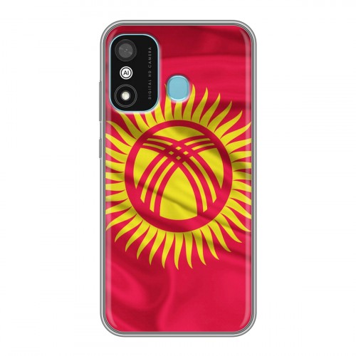 Дизайнерский силиконовый чехол для Itel A27 Флаг Киргизии