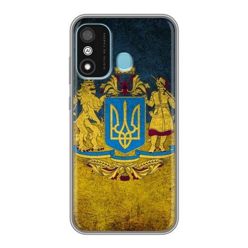 Дизайнерский силиконовый чехол для Itel A27 Флаг Украины