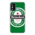 Дизайнерский силиконовый чехол для Itel A27 Heineken