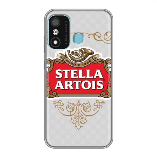 Дизайнерский силиконовый чехол для Itel A27 Stella Artois