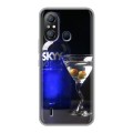 Дизайнерский силиконовый чехол для Itel A49 Skyy Vodka