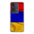Дизайнерский силиконовый чехол для Itel Vision 3 Plus Флаг Армении