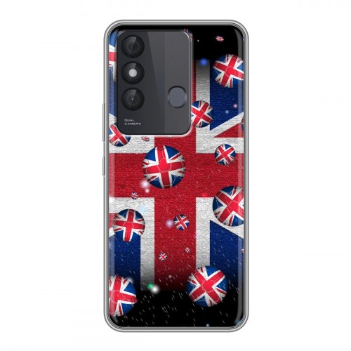 Дизайнерский силиконовый чехол для Itel Vision 3 Plus Флаг Британии