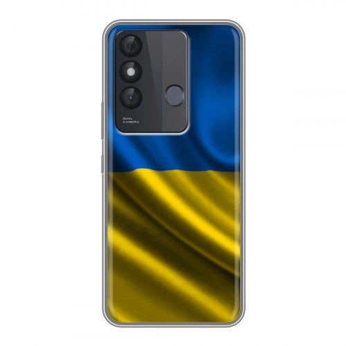 Дизайнерский силиконовый чехол для Itel Vision 3 Plus Флаг Украины
