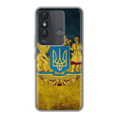 Дизайнерский силиконовый чехол для Itel Vision 3 Plus Флаг Украины