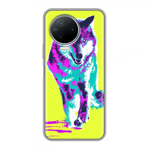 Дизайнерский силиконовый чехол для Infinix Note 12 Pro Животный поп-арт