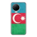 Дизайнерский силиконовый чехол для Infinix Note 12 Pro Флаг Азербайджана