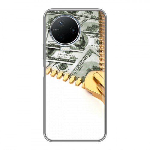 Дизайнерский силиконовый чехол для Infinix Note 12 Pro Текстуры денег