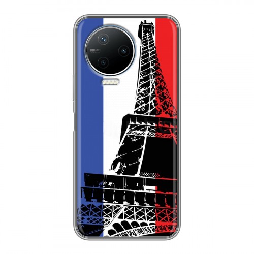 Дизайнерский силиконовый чехол для Infinix Note 12 Pro Флаг Франции