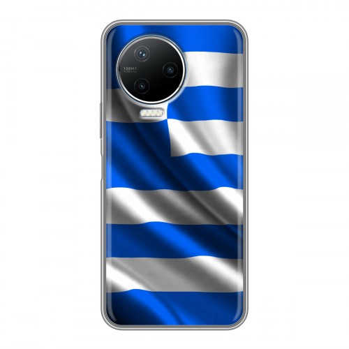 Дизайнерский пластиковый чехол для Infinix Note 12 Pro Флаг Греции