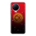 Дизайнерский пластиковый чехол для Infinix Note 12 Pro Флаг Киргизии