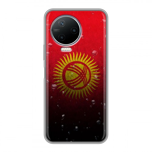 Дизайнерский пластиковый чехол для Infinix Note 12 Pro Флаг Киргизии
