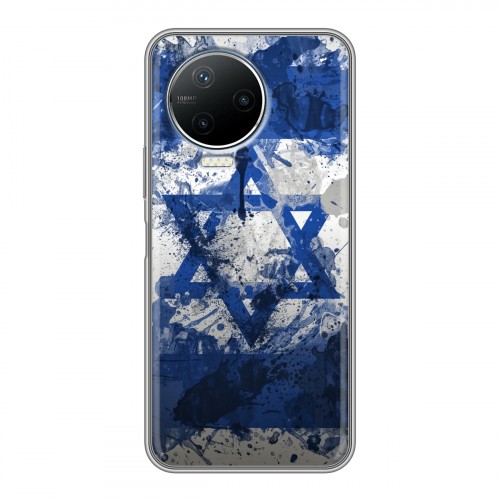 Дизайнерский пластиковый чехол для Infinix Note 12 Pro Флаг Израиля