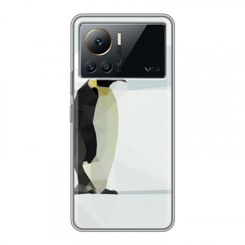 Дизайнерский силиконовый с усиленными углами чехол для Infinix Note 12 VIP Пингвины