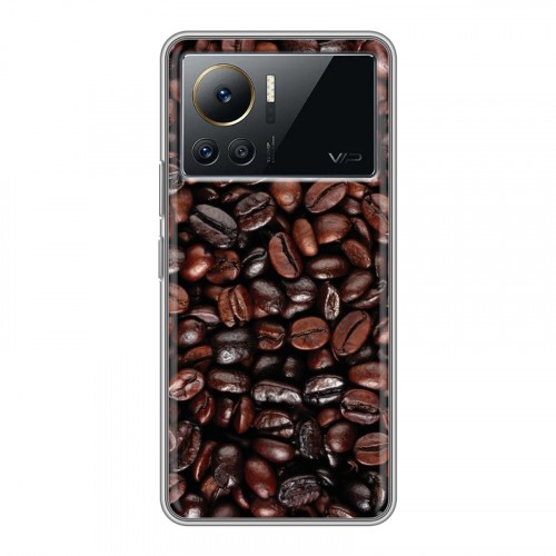 Дизайнерский силиконовый с усиленными углами чехол для Infinix Note 12 VIP кофе текстуры